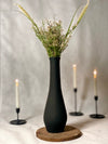 Big Black textured vase - House of Textures