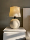 Close-up of Mellow lamp base showing smooth surface and black edge