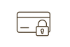 Make it simple minimal elegant. Just card in background and a lock in front of it. Preferably in line art png